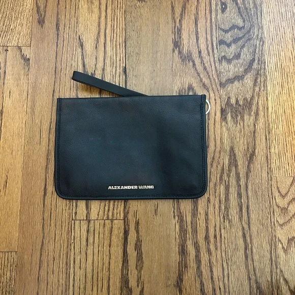 Alexander Wang - Leopard Print Wristlet Clutch - Picture 3 of 4